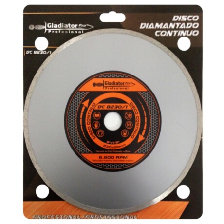Disco diamantado continuo 9" (230x22mm) Gladiator Pro Disco diamantado continuo 9" (230x22mm) Gladiator Pro