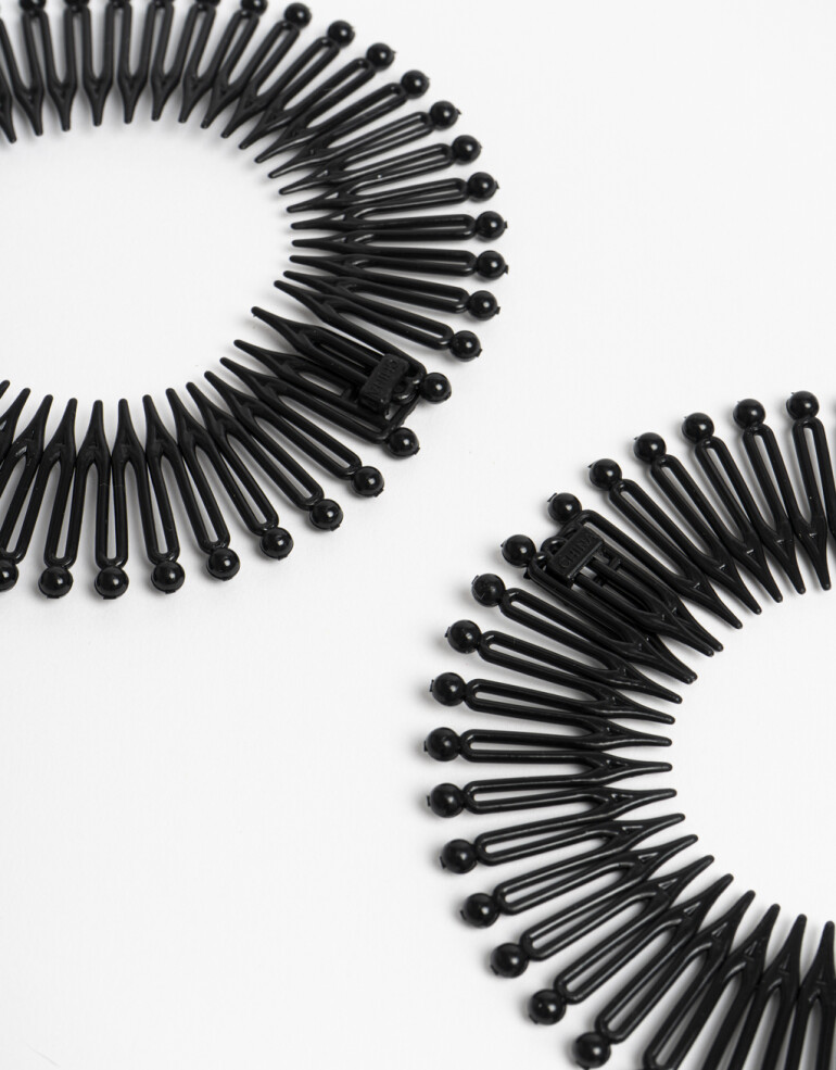 Vinchas Flexibles Accesorios Vincha Wavy. - Negro