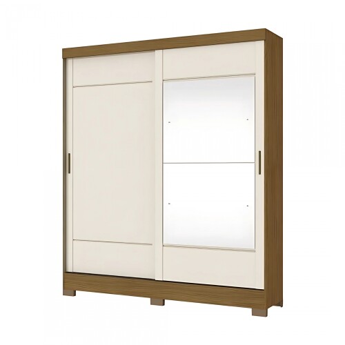 Ropero 2 Puertas B74 - Natural y beige Ropero 2 Puertas B74 - Natural y beige