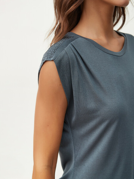 REMERA ZAFIRO GRIS OSCURO
