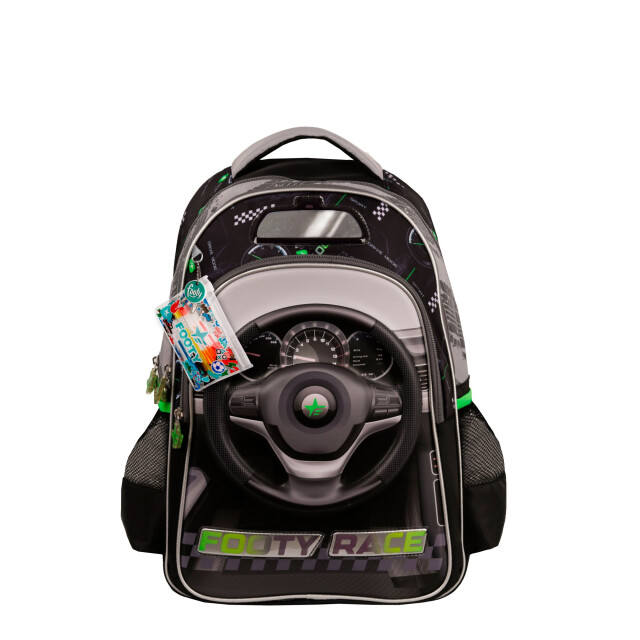 Mochila FOOTY 18" Auto Gris