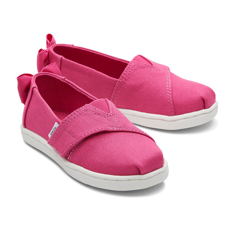 Alpargatas Canvas/Bow Alpr Esp Niños Pink