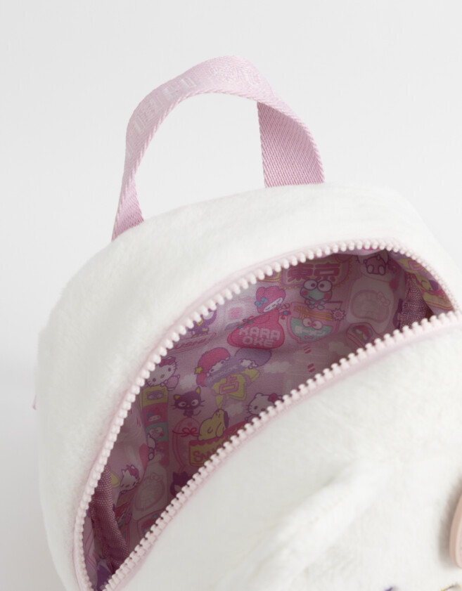 Mochilas y Carteras Infantiles Mochila Peluche "hello Kitty" - Combinacion Multicolor