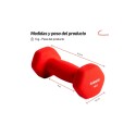 MANCUERNA 1KG REVESTIDA EN NEOPRENO ROJO