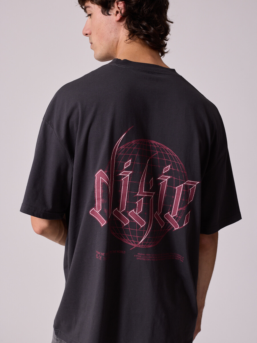 T-SHIRT MARCUL DIXIE Gris Oscuro