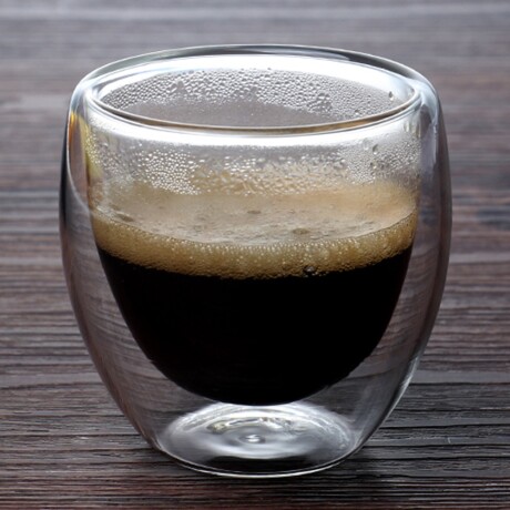 Kit Café de Cafetera Francesa 600ml y 2 Vasos Térmicos 80ml Transparente