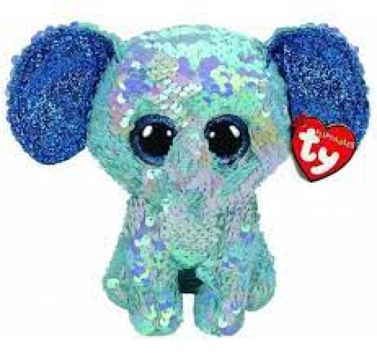 Peluche Ty Elefante Stuart Con Lentejuelas 