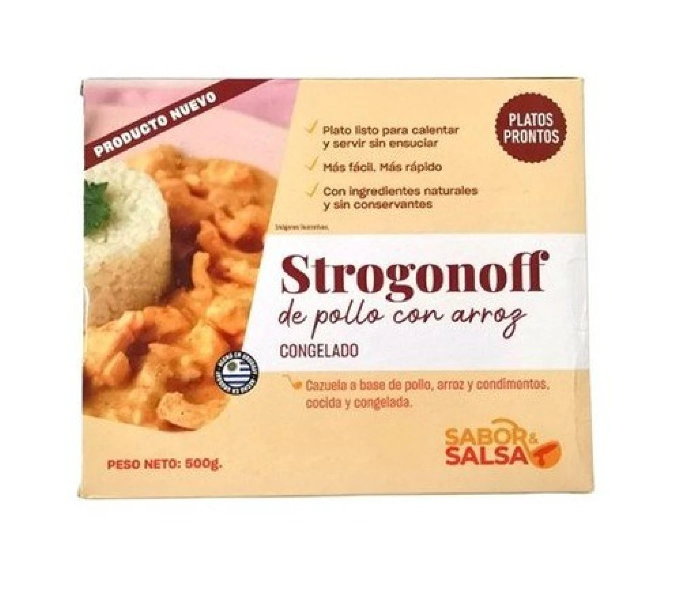 Strogonoff de Pollo 500 Gramos 