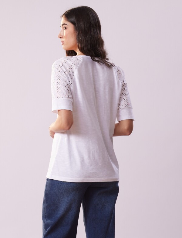 Blusa Broderie BLANCO