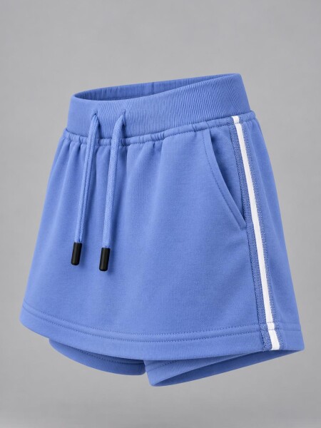MINI SHORT BE YOU 7251 NIÑA AZUL