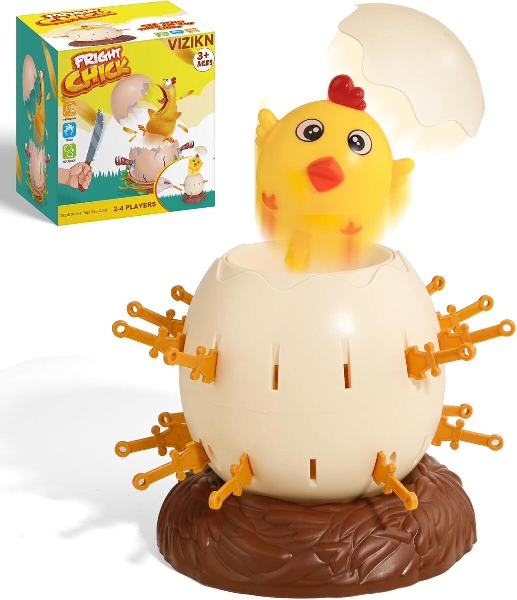 Juego de mesa - Huevo, pollito saltarín y espadas 