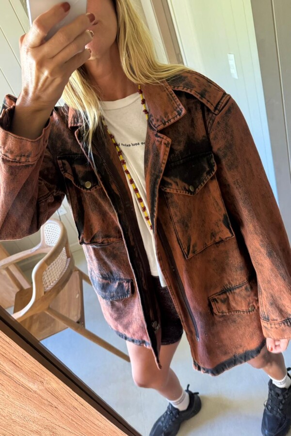 Parka Jean Ciara Nin Óxido