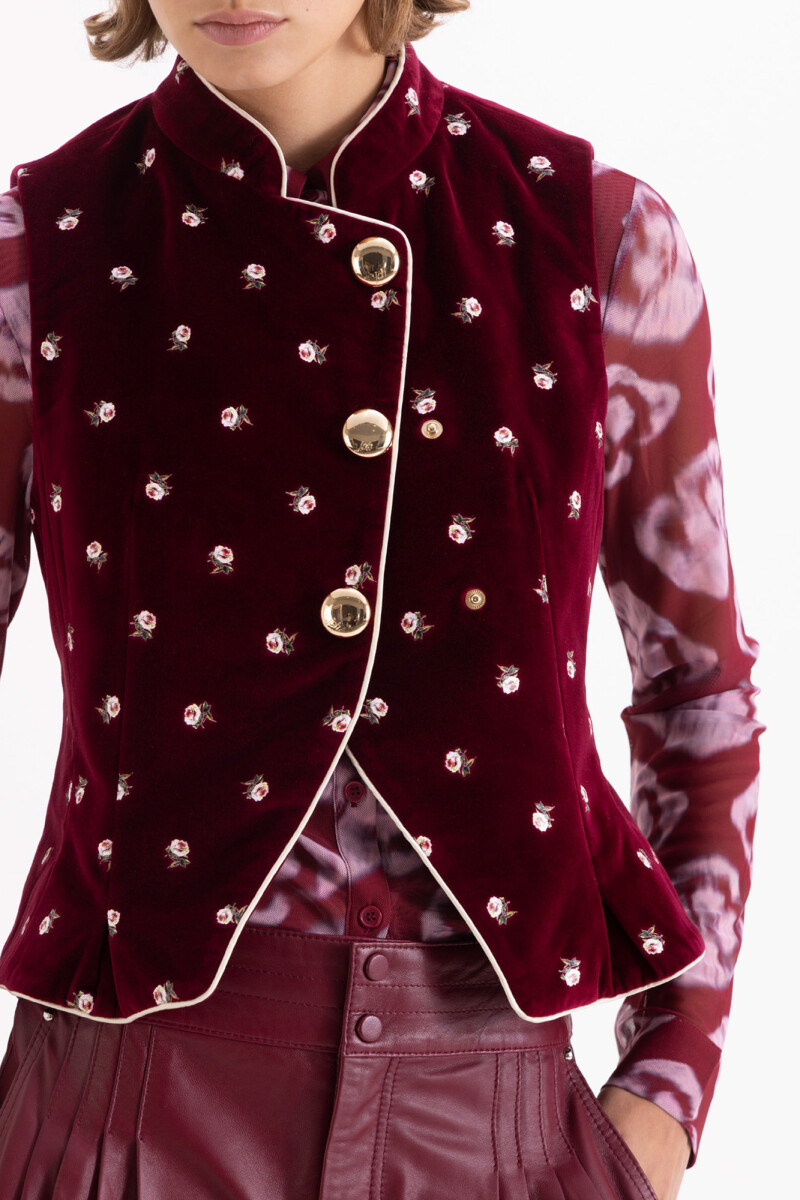 CHALECO CHARLOTTE Bordo