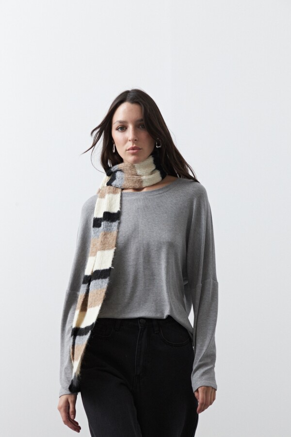 REMERA VALERIE Gris Melange