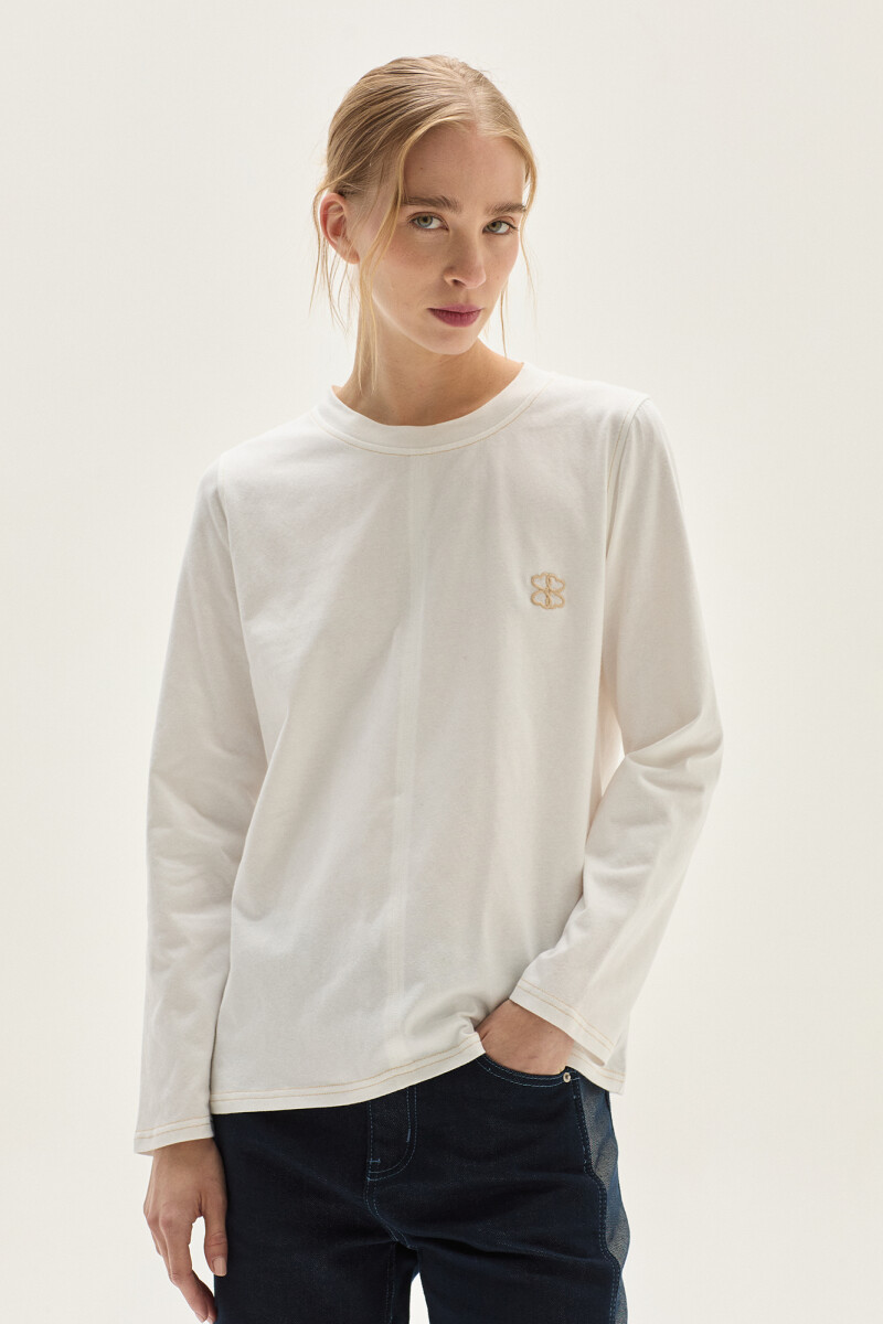Remera Marigold Blanco