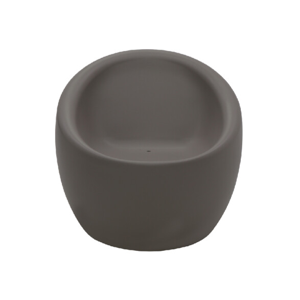 Sillón de polietileno "OCA" simil hormigón -TRAMONTINA TD0698