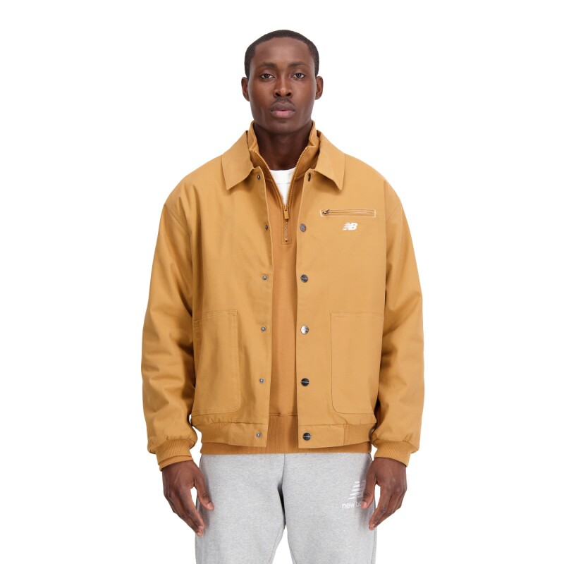 Campera New Balance de Hombre - Athletics - MJ33502TOB TOBACCO