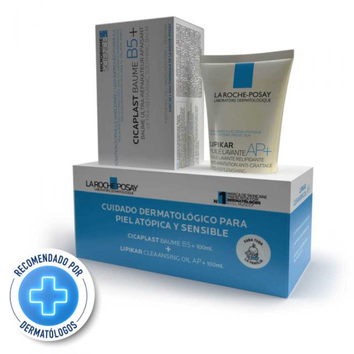 LA ROCHE POSAY CICAPLAST BAUME 100ml + LIPIKAR 