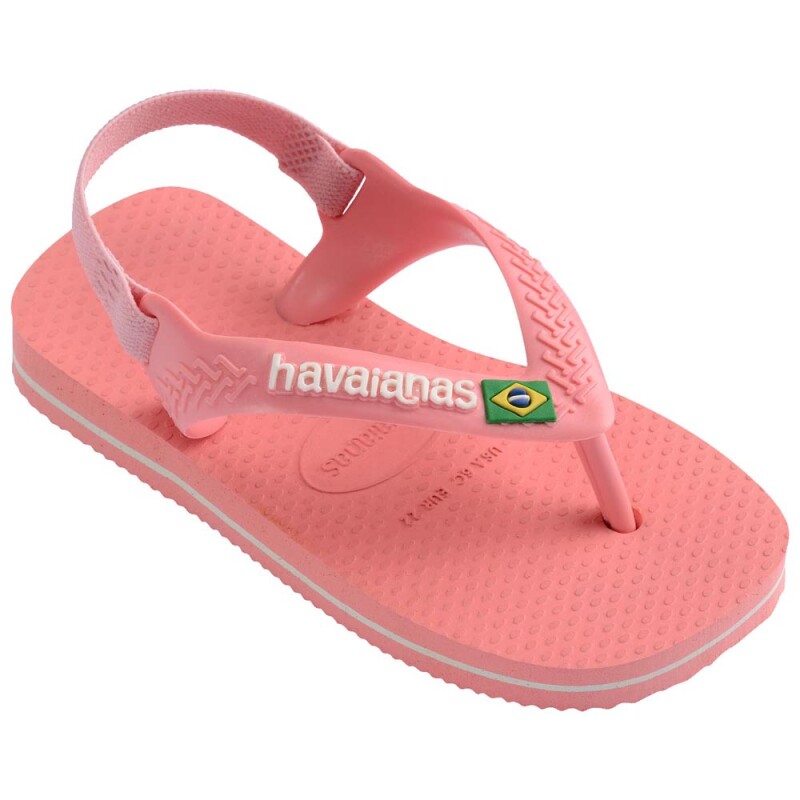 Sandalias Havaianas Baby Brasil Logo Niños Rosa Mango