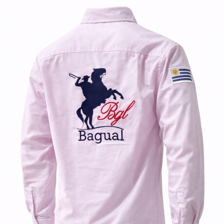 Camisa Criolla Caballero Bagual Rosa