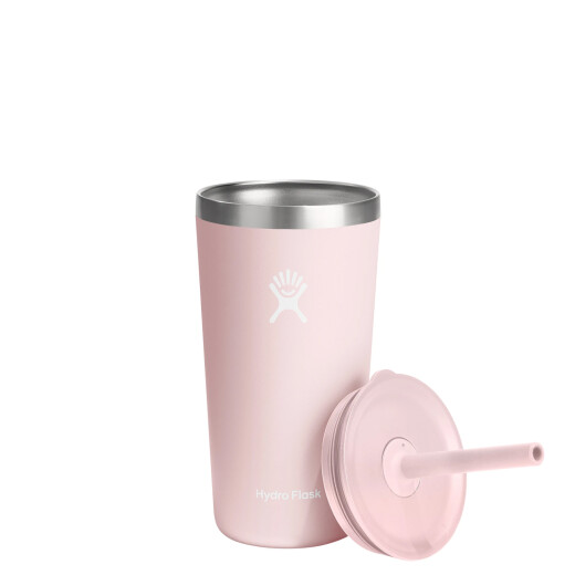 Vaso Hydro Flask 28 OZ All Around Tumbler Straw Lid - Rosa Vaso Hydro Flask 28 OZ All Around Tumbler Straw Lid - Rosa