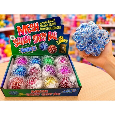 Pelota Squishy con Malla 9 Orbit Antiestres Sensorial 001