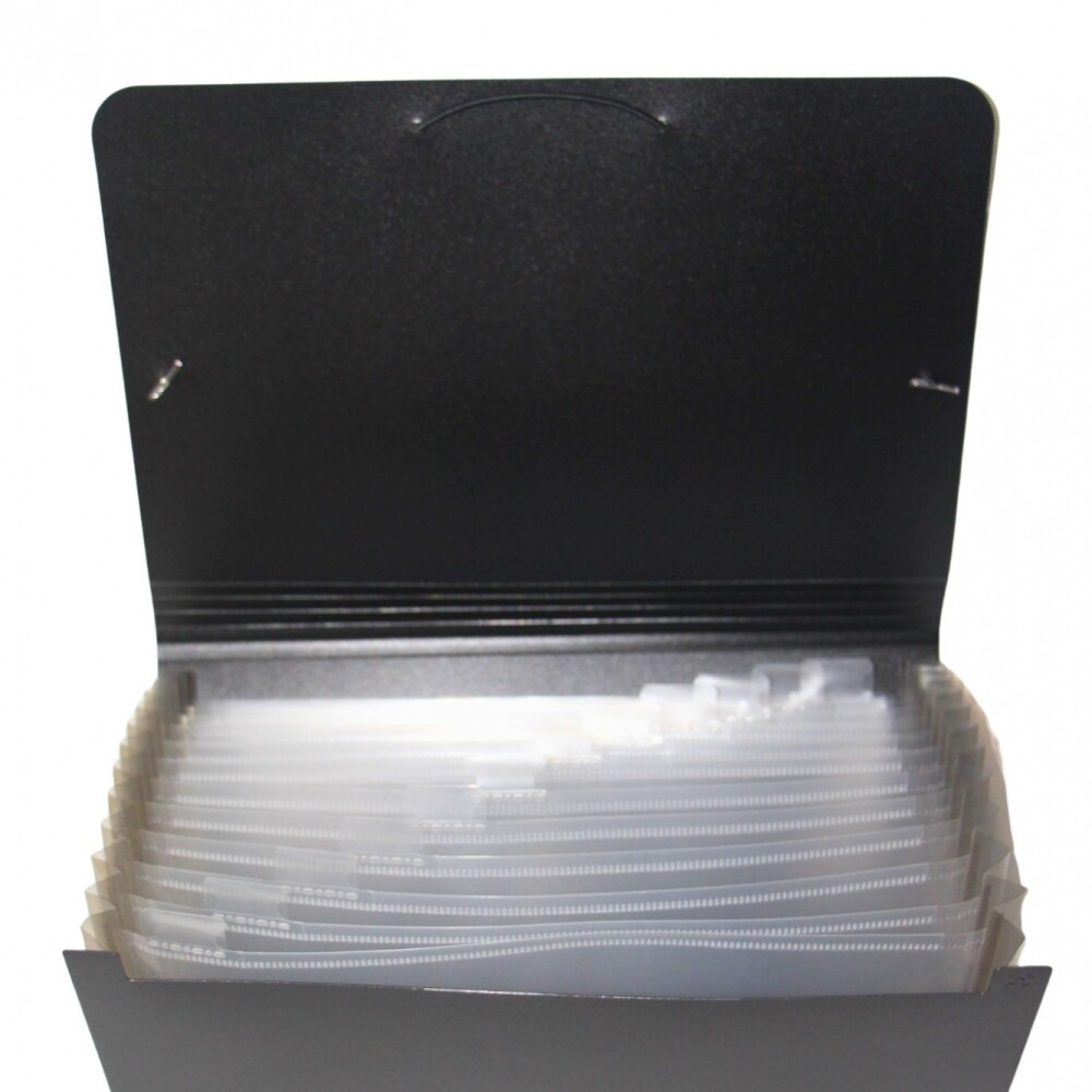 CARPETA YIL 13 DIVISIONES A4 CON ELASTICO NEGRO