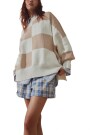 BUZO CHECKER EASY STREET Blanco