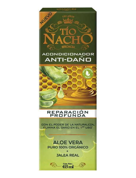 Acondicionador Anti-Daño con Aloe Vera Tío Nacho 415ml Acondicionador Anti-Daño con Aloe Vera Tío Nacho 415ml