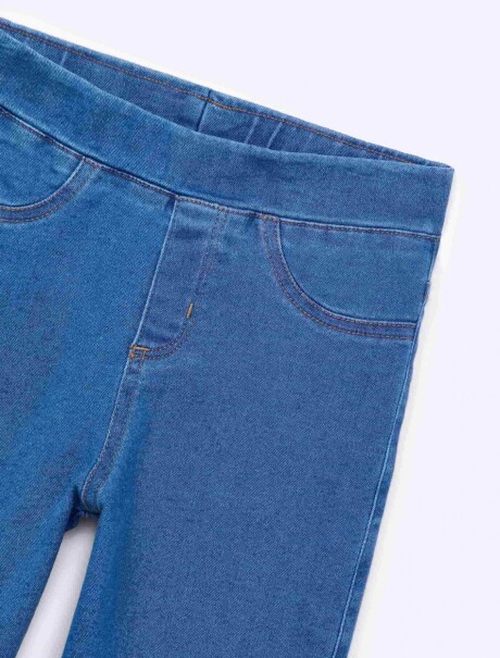 CALZA DE JEANS SKINNY AZUL