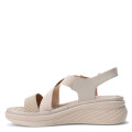 Sandalias de Mujer Lady Confort Shelton Beige Claro