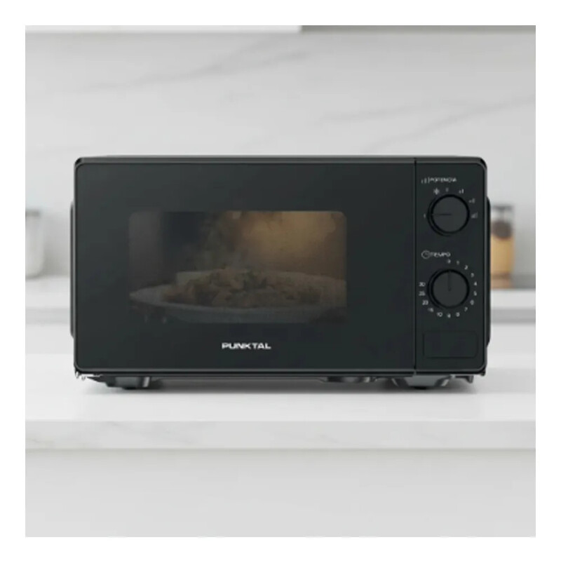 Microondas Manual 20lts 700w Punktal Pk-2029m Color negro Microondas Manual 20lts 700w Punktal Pk-2029m Color Negro