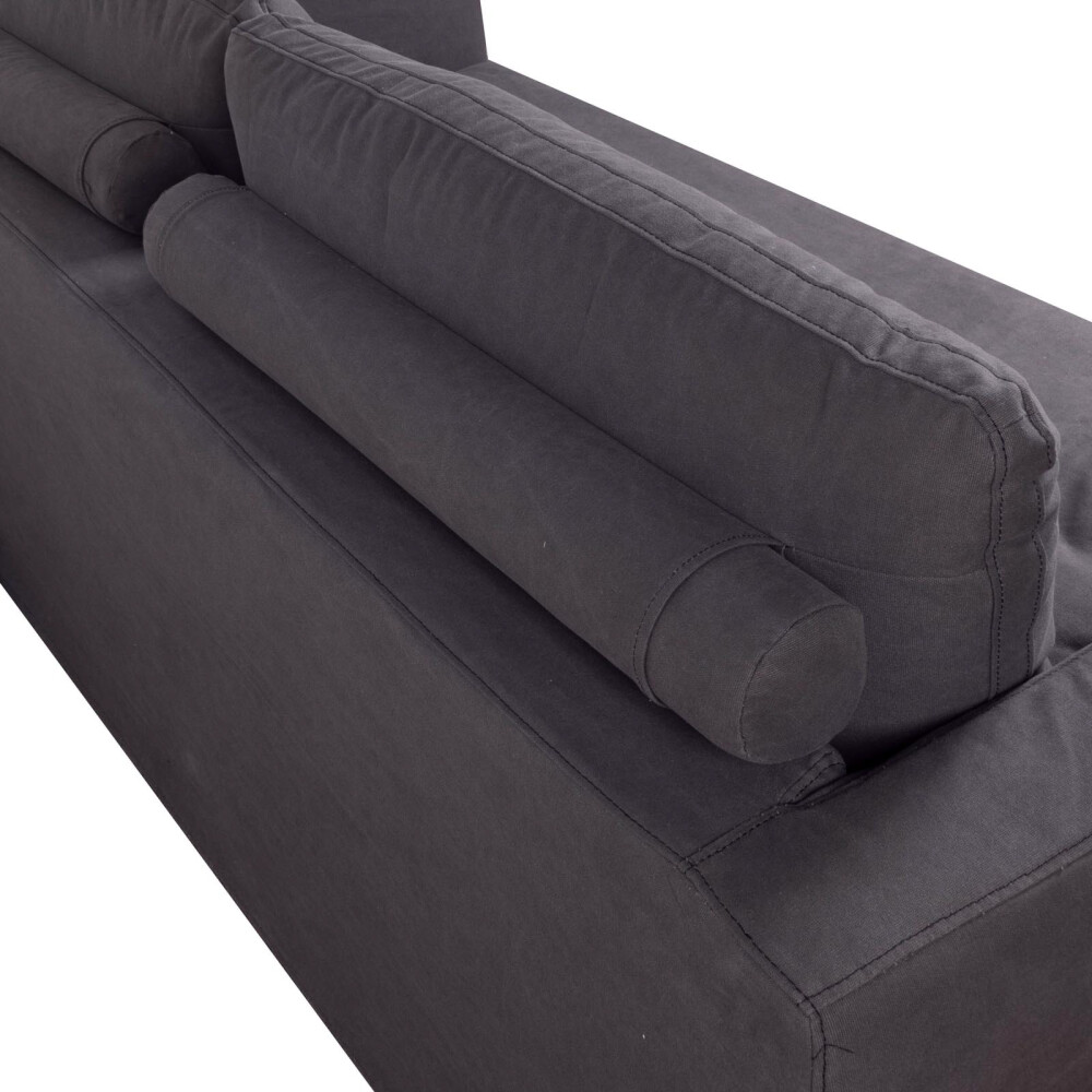 SOFÁ 3 CUERPOS TELA GRIS NUNU GRIS OSC