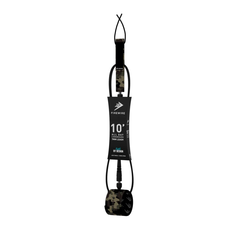 Leash - Firewire - All Day - 10ft 7mm - Longboard - Camouflage