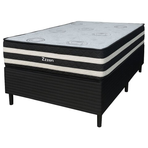 Sommier ZZZEN Oggo® - Espuma EPS - GARANTIA 1 AÑO 1y1/2 Plaza - 110 cm