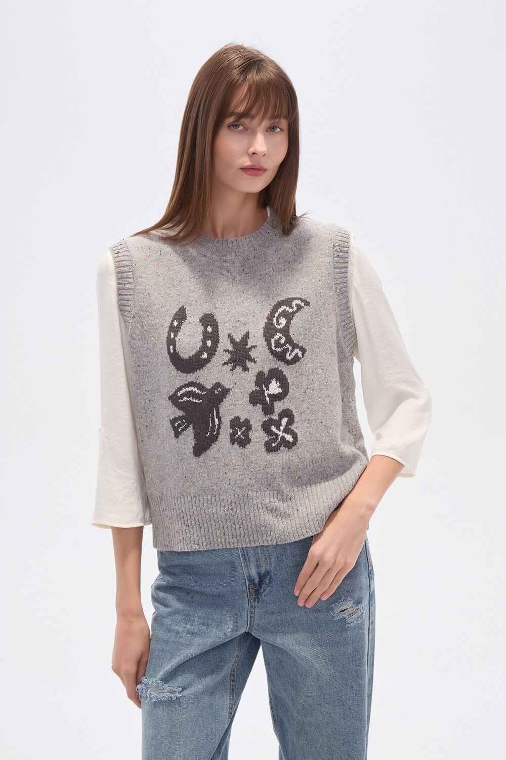 Chaleco Iriette Estampado 2