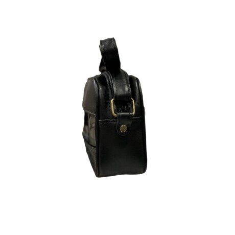 Cartera Marina Negro con charol