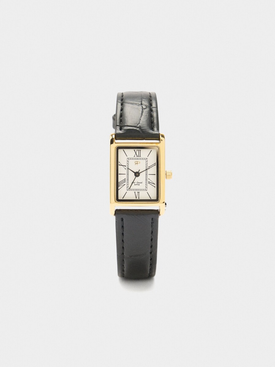 Reloj Pulsera Grabado Animal - negro 