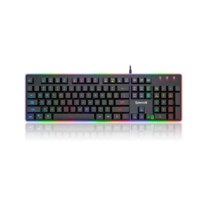Teclado Redragon K509RGB-SP Dyaus Black hibdrido Español Teclado Redragon K509RGB-SP Dyaus Black hibdrido Español