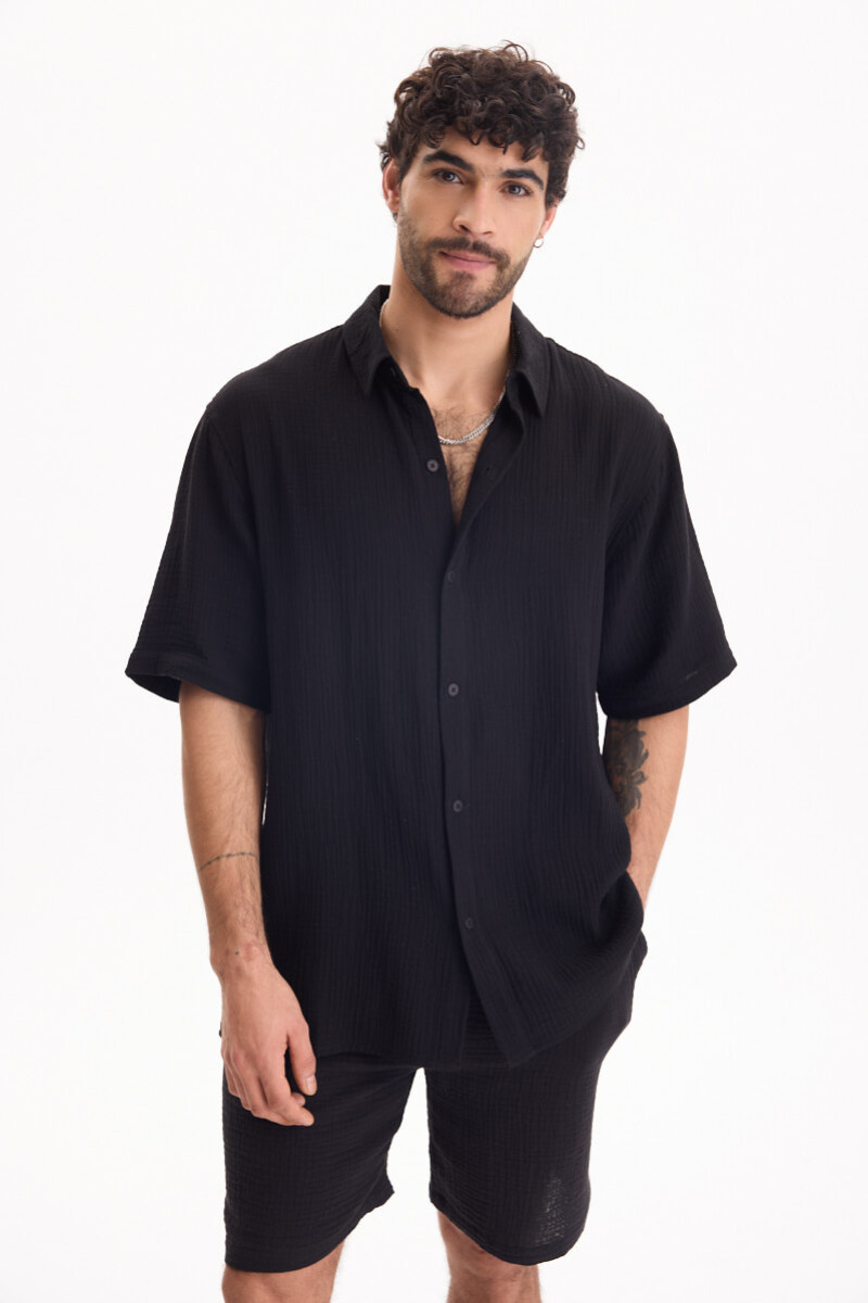 Camisa Hunter Negro