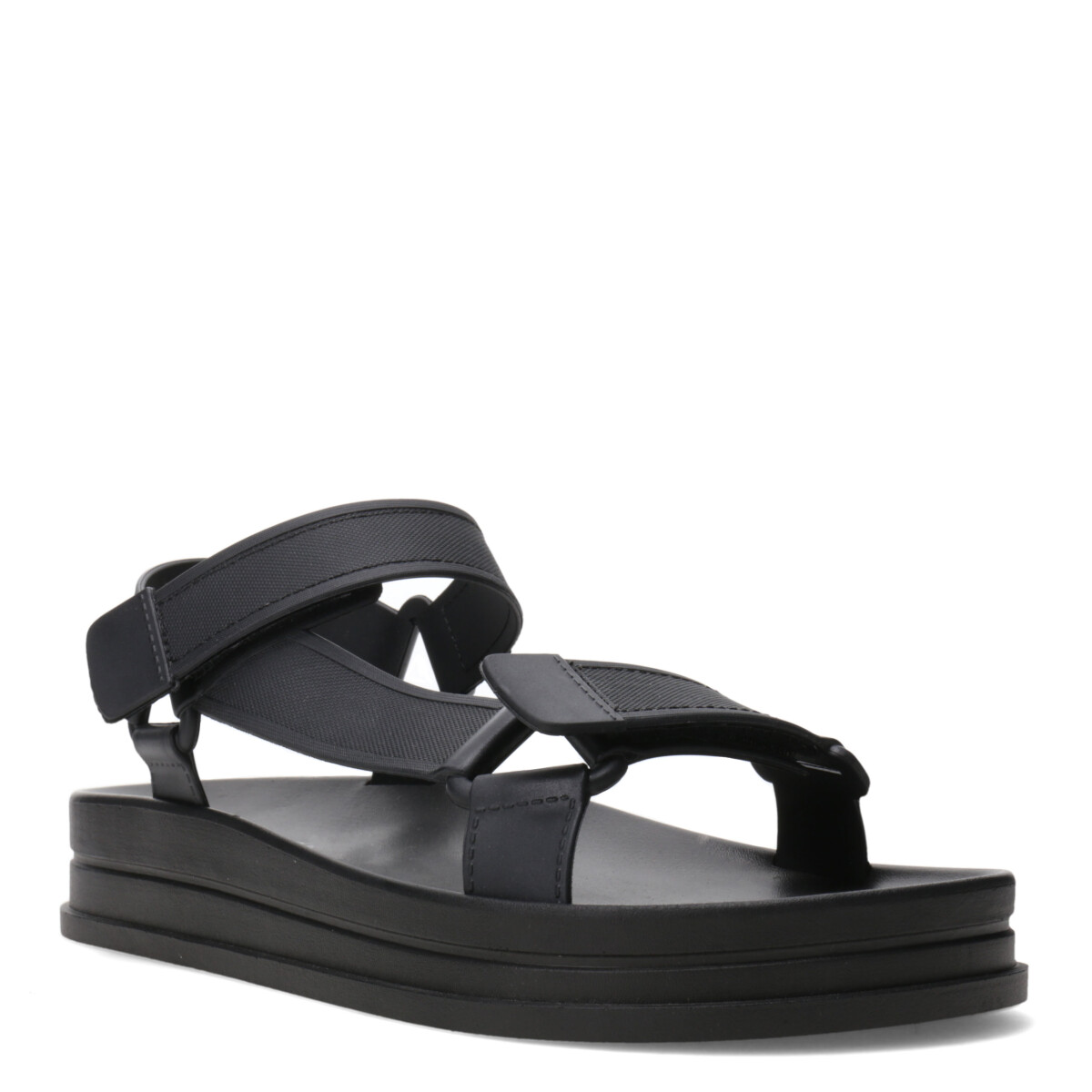 Sandalia de Mujer Miss Carol JELI estilo teva de goma - Negro 
