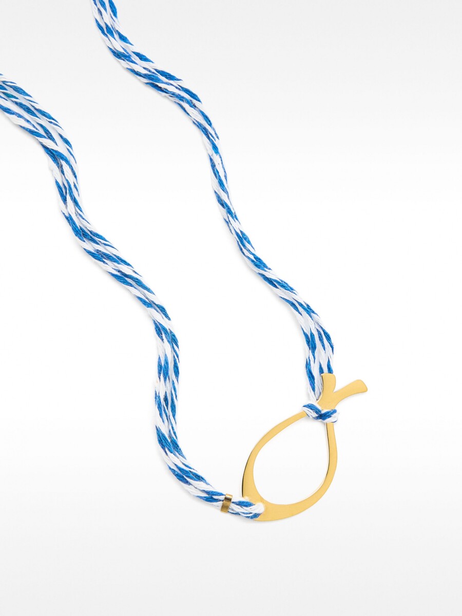 Pulsera Ajustable Pez - Acero Inoxidable azul