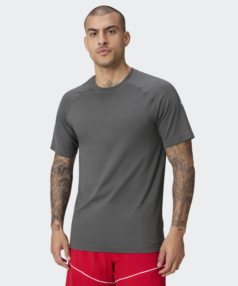 Remera Fabletics The Training Day - Gris 