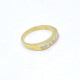 Anillo En Oro 18 Con Brillantes Corte Princesa Anillo En Oro 18 Con Brillantes Corte Princesa
