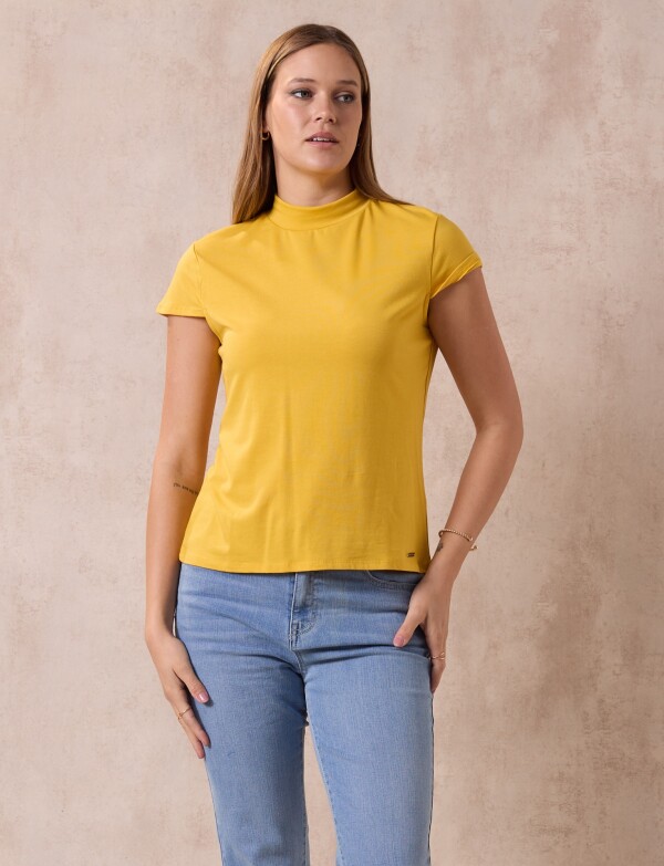 Remera Modal MOSTAZA