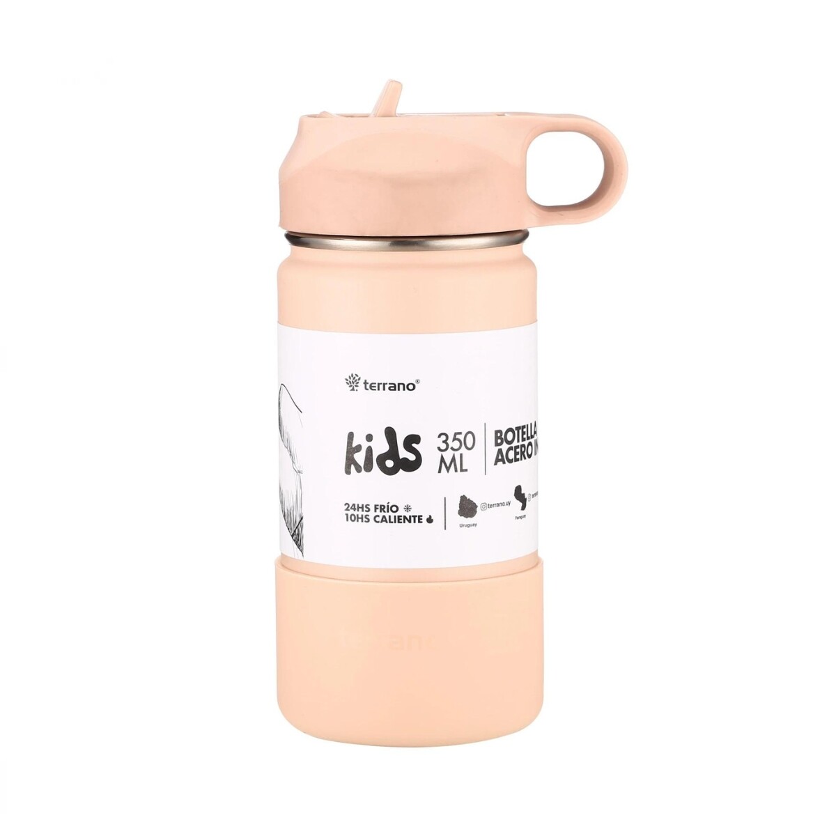 Botella Térmica Terrano Kids 350ML - ROSA 