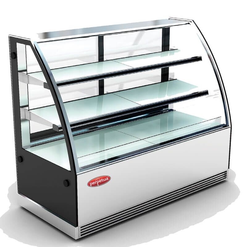 Vitrina Refrigerada de 1m. con Curva Perpetua Vitrina Refrigerada de 1m. con Curva Perpetua