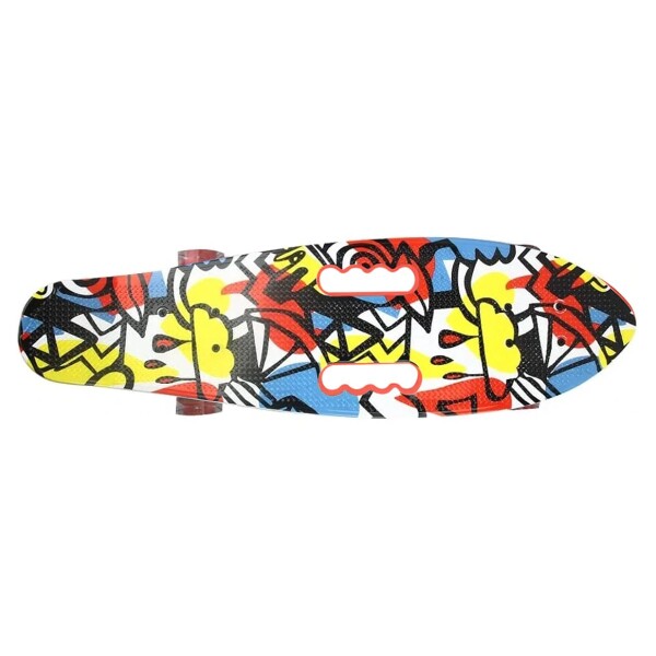 Skate Longboard Patineta Ruedas Siliciona Trucks Aluminio Color Variante Rojo