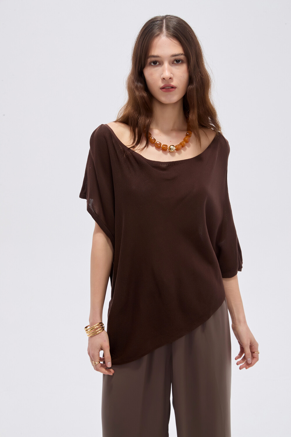 Poncho Frial Chocolate