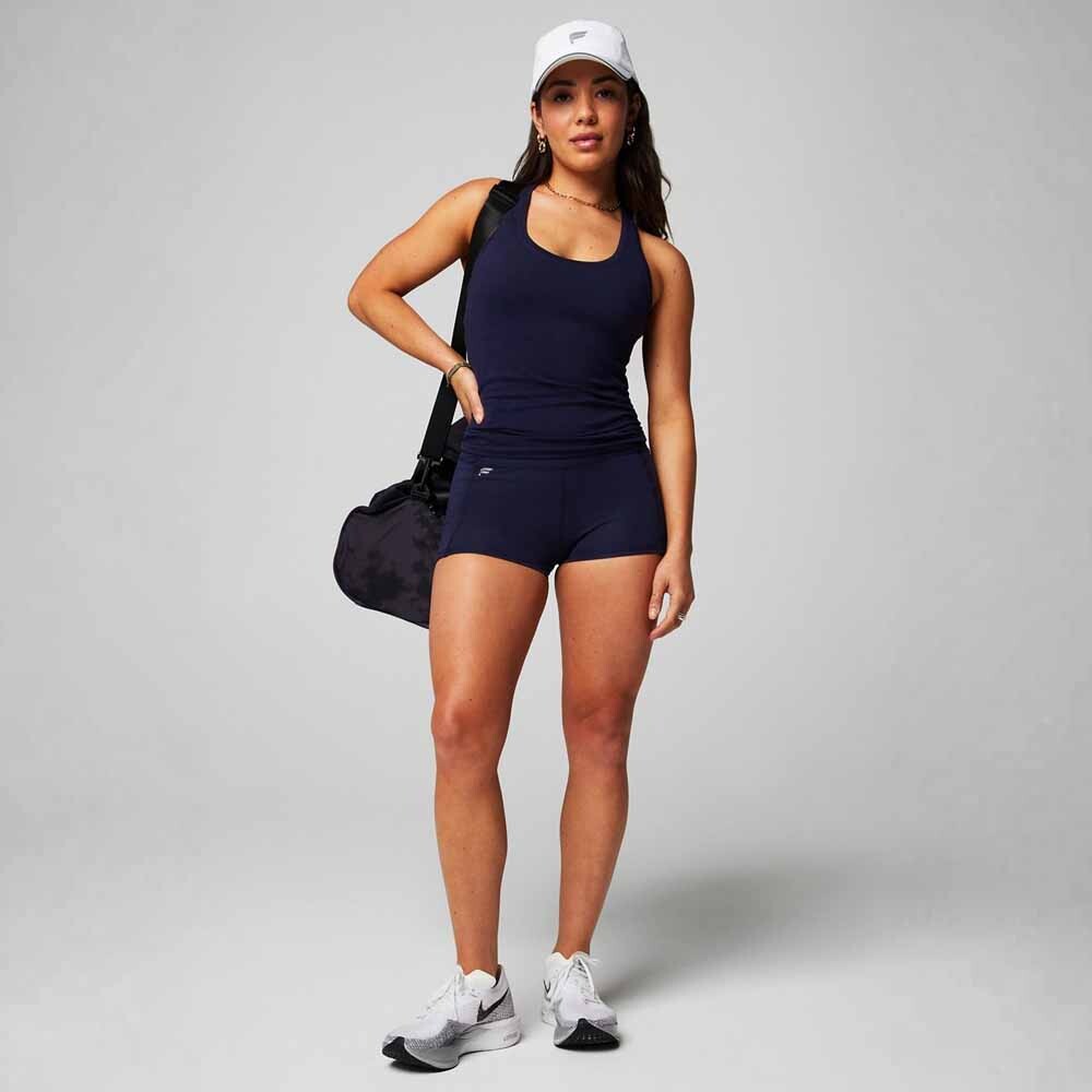 Top Feather Tech+ Racerback Mujer Deep Navy